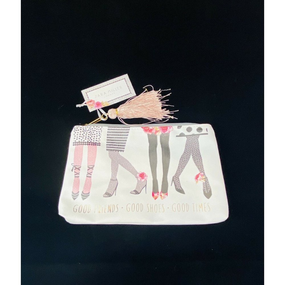 Sarah Miller London Cosmetic Utility Bag New with tags 5x7 - Picture 2 of 7